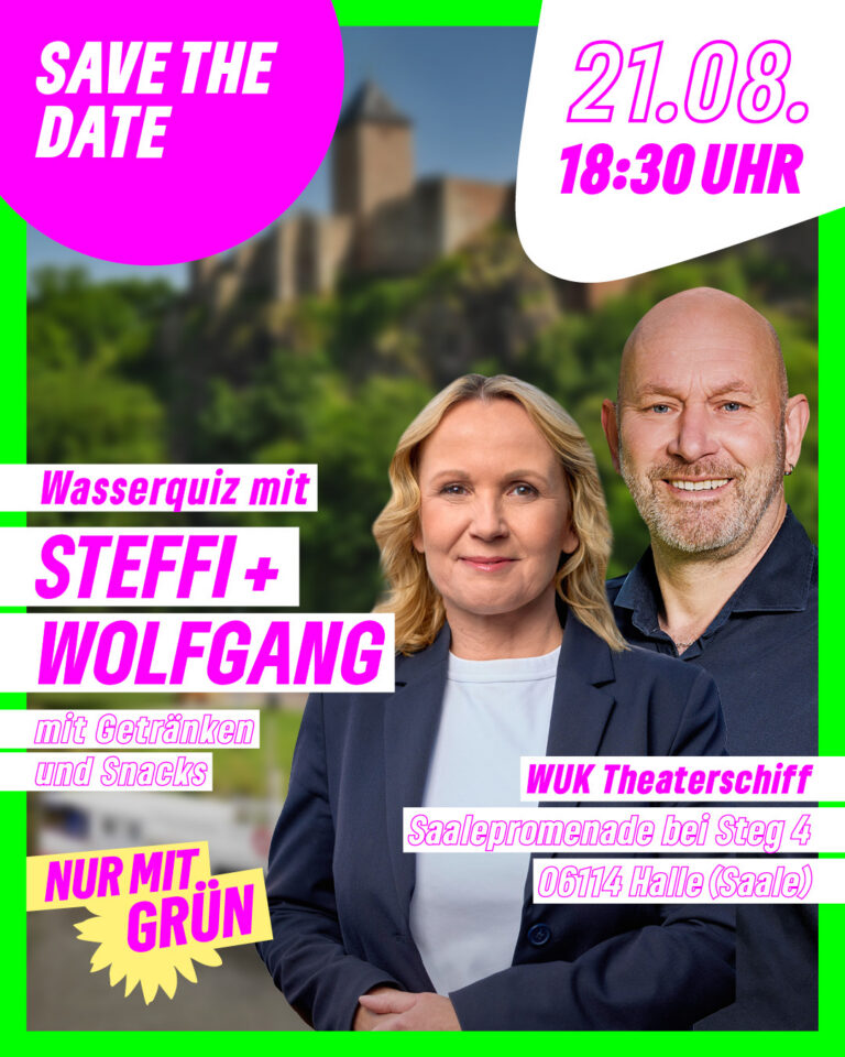 Austausch und Wasser-Quiz mit Steffi Lemke und Wolfgang Aldag